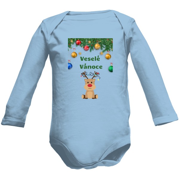 Dětské vánoční body sobík