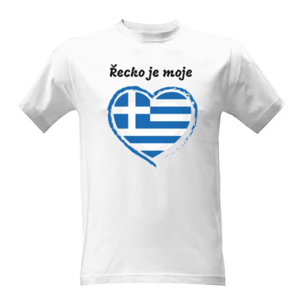Tričko s potiskem Řecko srdcovka