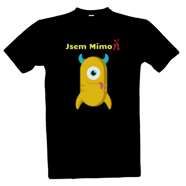 Triko s nápisem Jsem mimoň